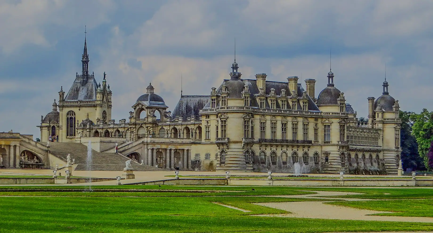 gardens of the chateau de chantilly